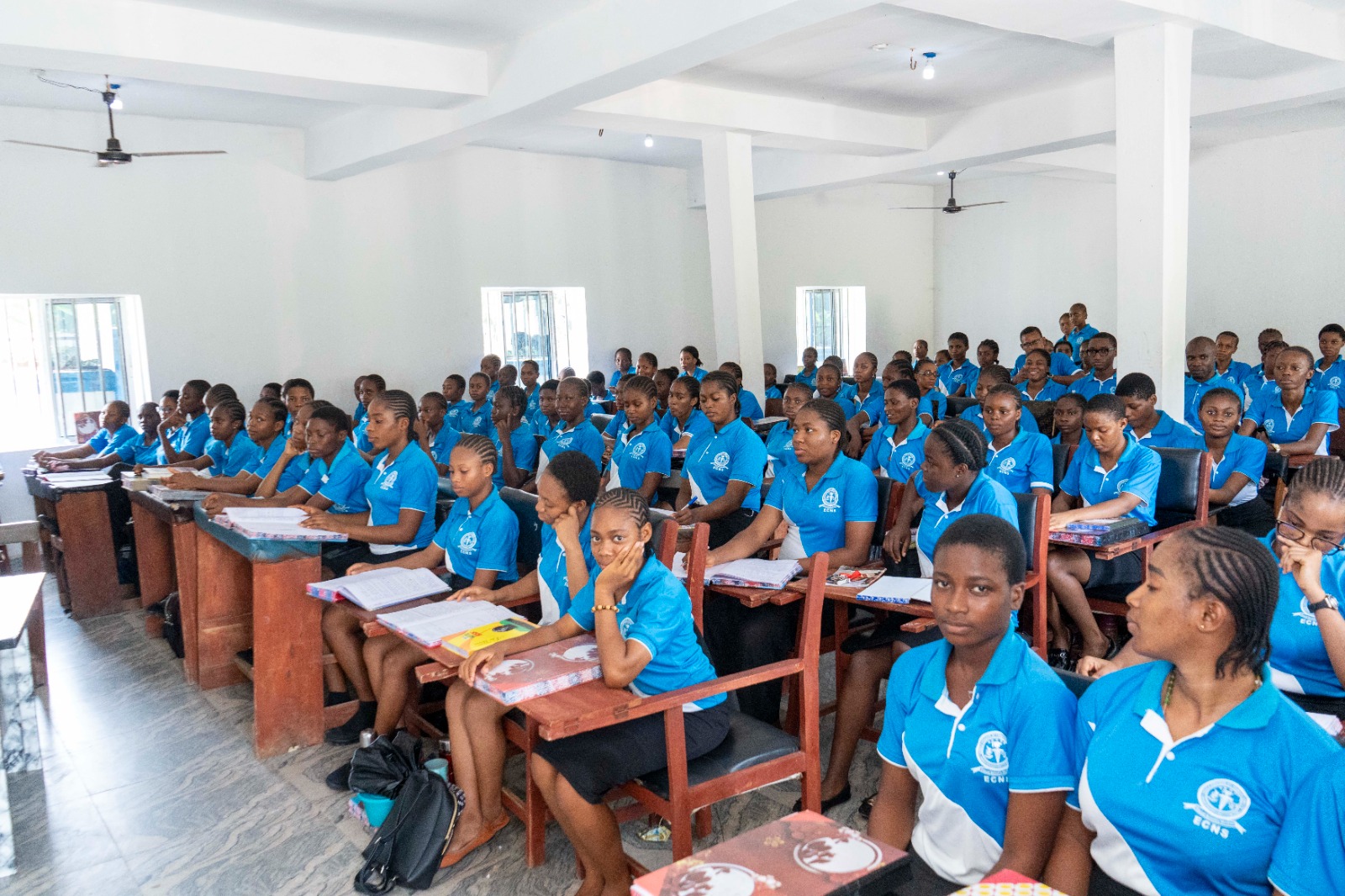 Nursing students at Ezeala College of Nursing Sciences
