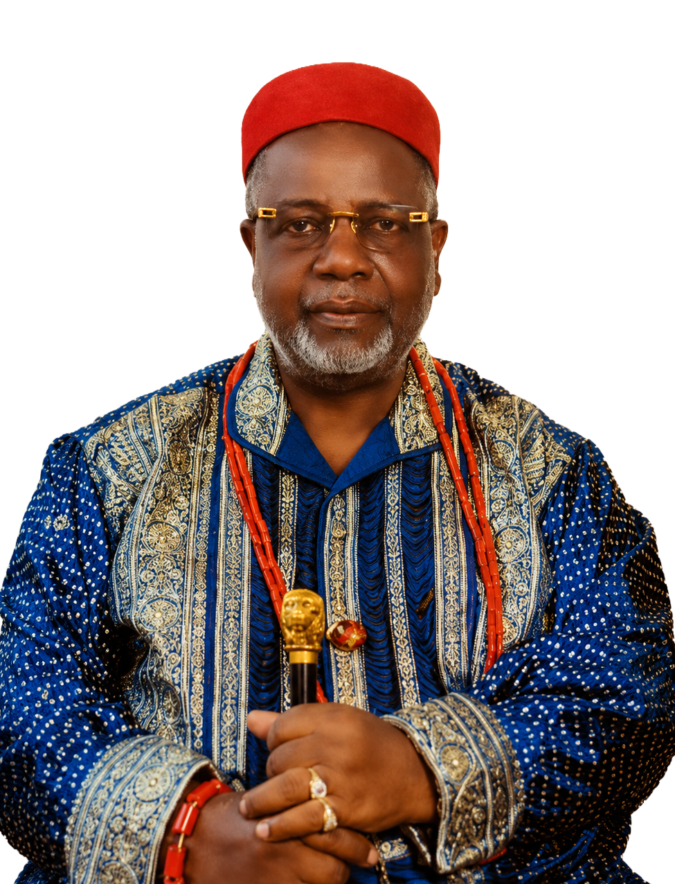 Official portrait of Eze Dr. Chris Ezeala Igbojekwe, Proprietor of Ezeala College of Nursing Sciences